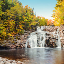 Mary Ann Falls in Cape Breton Highland National Park, Nova Scotia Canada