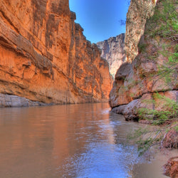 Santa Elena Canyon and Rio Grande at Big Bend National Park