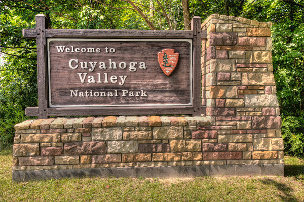 Cuyahoga Valley National Park Welcome Sign Cuyahoga Valley National Park Ohio