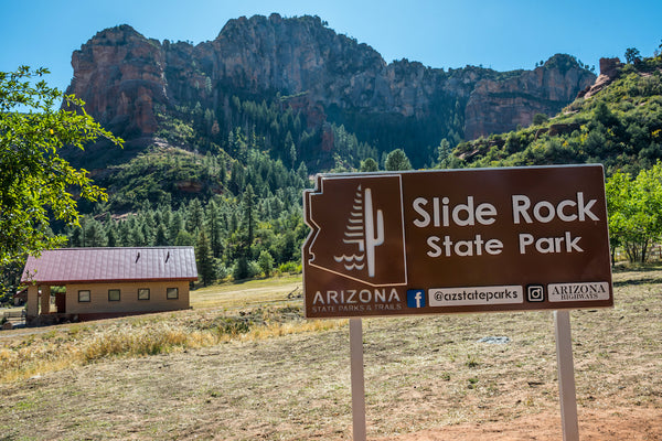 Entrance Sign Slide Rock State Park Arizona