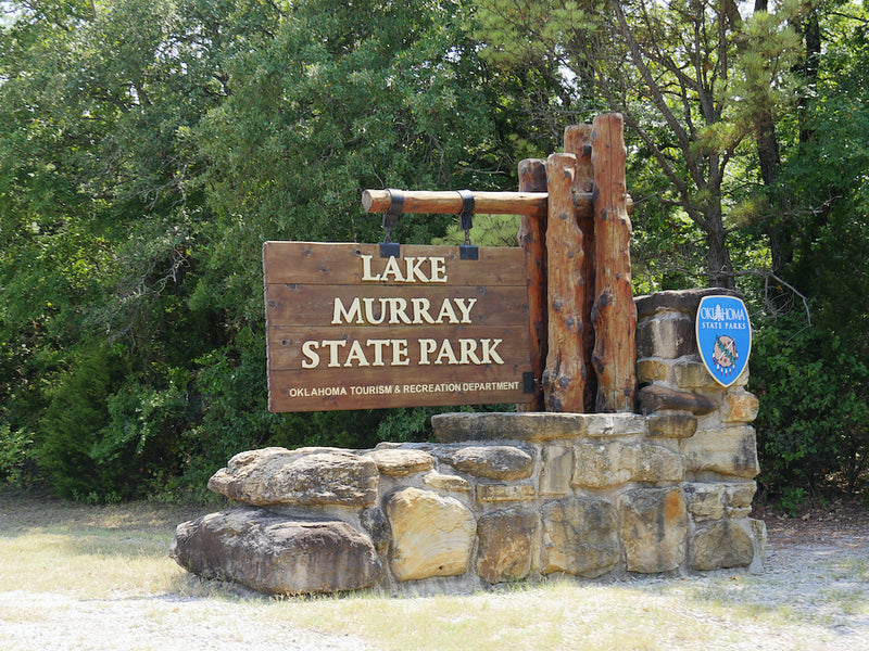 Lake Murray State Park Sign Oklahoma
