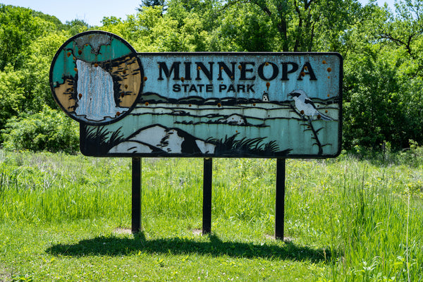  Minneopa State Park Entrance Sign Minneopa State Park Minnesota