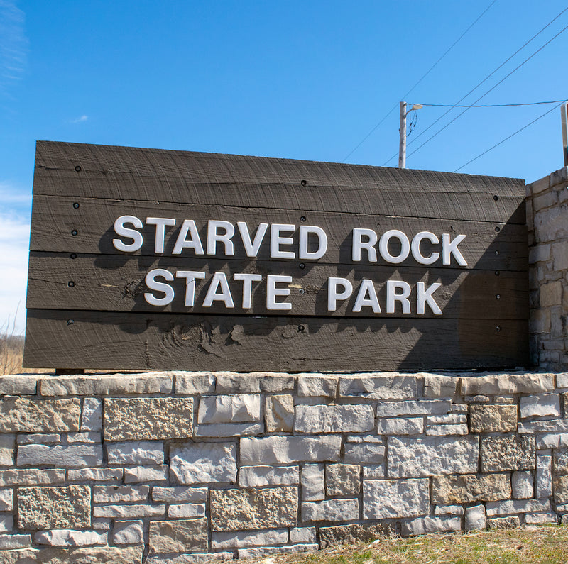 Starved Rock State Park Entrance Sign