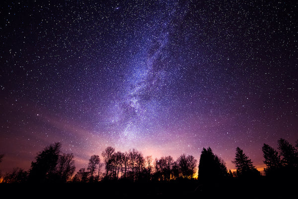View of Milky Way Galaxy From Cherry Springs State Park Pennsylvania