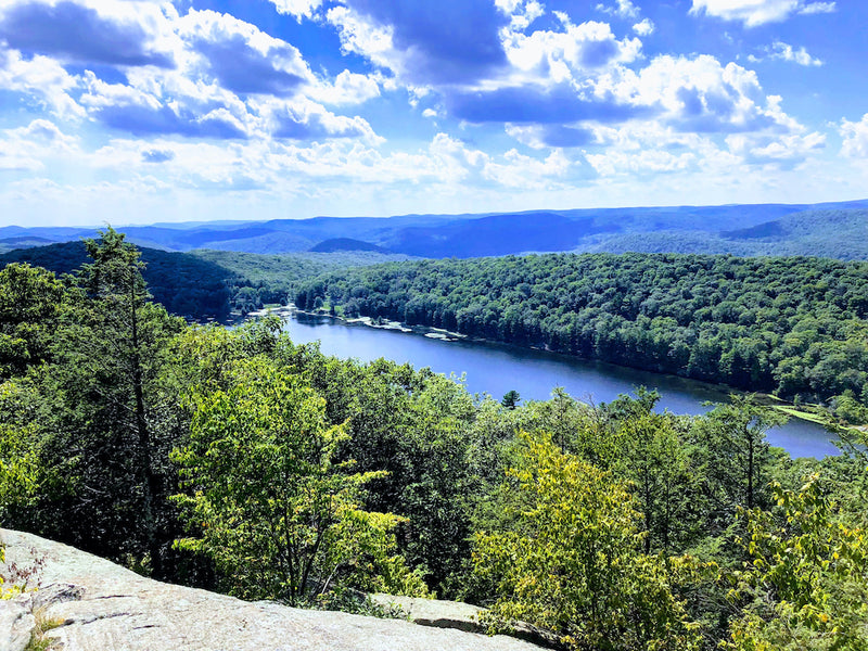 View on Sunny Day of Harriman State State Park New York