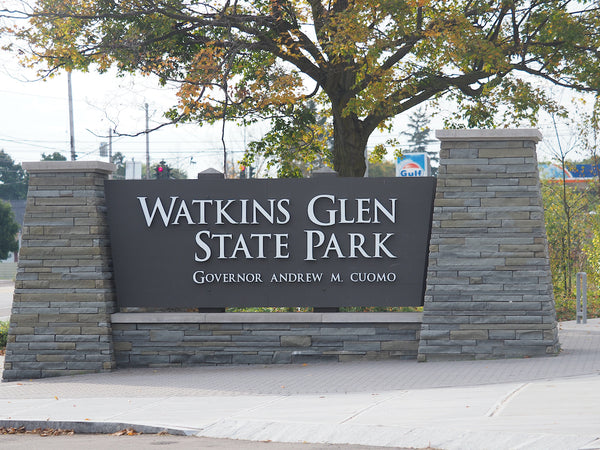 Watkins Glen State Park Entrance Sign