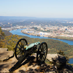 Viewpoint Overlooking Tennessee River in Chickamauga Chattanooga National Military Park